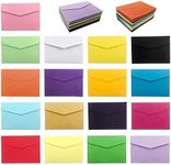 VANRA 170 Pack Mini Envelopes 17 Assorted Colors for Gift Card Envelopes, Cardstock, Index Cards, Business Card Envelopes (4.5x3.2 in) (4.5x3.2)