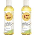 Burt’s Bees Baby Shampoo & Body Wash, Gentle Baby Wash For Daily Care, Tear-Free And Paediatrician-Tested, 236.5 ml (Pack of 2)