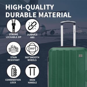 FLYMAX 29" Large Suitcase – Lightweight Hard Shell Luggage