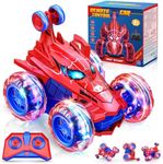 Spider RC Cars Boys Toys Remote Control Car for 3 4 5 6 7 8 9 10 Year Old Boy Girl 360° Flips 4WD Remote Control Car Kids Toys Indoor Outdoor All Terrain Electric RC Car Gifts for 3-10 Boys Girls