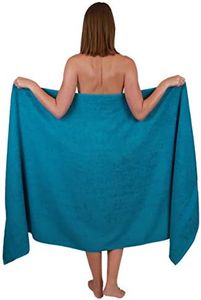 Betz Serviette de Bain XXL Palermo 100% Coton 100x200 cm Couleur petrole