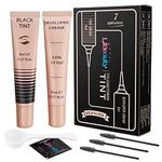 Libeauty Eyelash Tint Kit Instant Eyebrow Black Dye Hair Colour Kit Voluminous Tinting for Lash and Brow Perfect Partner for Lash Perm/Lift/Lamination Treatment