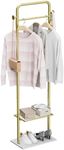 Gold Coat Rack Stand: Metal Clothin