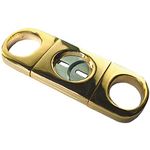 Prestige Import Group - Heavy Body Double Blade Cigar Cutter - Color: Gold Finish