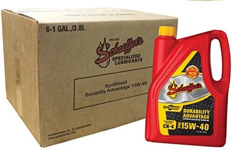 Schaeffer Manufacturing Co. 0700CK4-006 SynShield Durability Advantage Diesel Engine Oil 15W-40, 1-Gallon Bottle (Pack of 6)