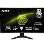 MSI MAG 32C6X 32 Inch FHD Curved Gaming Monitor - 1500R 1920 x 1080 VA Panel, 250 Hz(OC) / 1ms MPRT, Adaptive Sync - DP 1.4a, HDMI 2.0b CEC