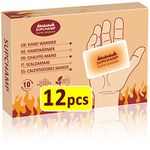 Supchamp Hand Warmers - 12 PCS Disposable Pocket Hand Warmer - Handwarmers Up to 10 Hours of Heat - Hand Heat Pads