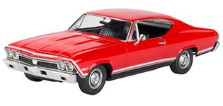 Revell 85-4445 '68 Chevy Chevelle SS 396 1:25 Scale Skill Level 5 Plastic Model Building Kit