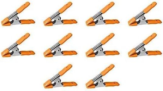 1” Rock Solid "A" Spring Clamp - Silver 10 Pack