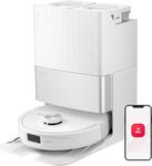 roborock Qrevo Master Robot Vacuum Cleaner, 10000Pa, Reactive AI Obstacle Avoidance, 60°C Auto Mop Washing&45°C Auto Drying, FlexiArm, Edge and Corner Deep Cleaning, Lift Mop, All-in-One-Dock (White)