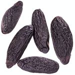 5 Premium Tonka Beans - Whole Natural Tonka Beans - 100% Raw & Pure Tonquin, Strong Fragrance (Dipteryx Odorata Tonkin Pods). Edible Premium Food-grade Cumaru Kumaru Tonka Beans For Cuisine
