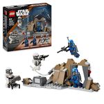 LEGO Star Wars: The Mandalorian Ambush on Mandalore Battle Pack, Building Toy for 6 Plus Year Old Boys & Girls, with 4 Character Minifigures, Small Creative Gift for Kids 75373