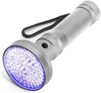 ALLINCOZY 100 LED UV Flashlight Blue Light, Portable Ultraviolet Torch for Pet Urine Detection, Stains, Scorpions, and Bed Bugs – High Power UV Lamp (Batteries Not Included)