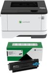 Lexmark MS331dn Black and White Laser Printer, with Ethernet & Automatic Two-Sided Printing, Office Printer (3-Series)(29S0000) Bundle with55B1000 Black 3K Yield Toner Cartridge