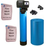 Fleck IRONPRO2 Pro 2 Combination Water Softener Iron Filter 5600SXT Digital metered Valve for Whole House (64,000 Grains, Blue), 64, 000