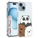 Fashionury Printed Back Cover Case Compatible for Apple iPhone 15 Back Cover for Apple iPhone 15 -D2068