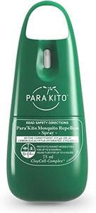 PARAKITO Mosquito Repellent Spray - Natural Mosquito Repellent - Insect Repellent - Fly Repellent - No DEET, No Alcohol, Waterproof, Sweat-Resistant, w/ Lemon Eucalyptus & Vitamin E, Moisturizing, Gentle on Skin, Suitable From 12+ Months. 75ml