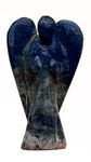 Yashcrystals Crystal Healing Gemstone Pocket Guardian Angels, Reiki Powers, 45mm to 50mm(Approx 2"), Hand Carved (Lapis Lazuli)