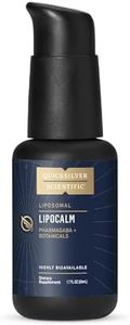 Quicksilver Scientific LipoCalm - Liposomal GABA with Herbs for Relaxation Support - Chamomile, Passionflower Herb & Skullcap Supplement for Peace of Mind & Sleep Calm Support (1.7Fl oz / 50ml)