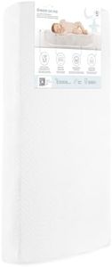 Dream On Me Premium 2-in-1 Baby Zzz Crib & Toddler Mattress, Made in USA