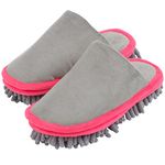 Kleeneze Cleaning Slippers, Pink Grey