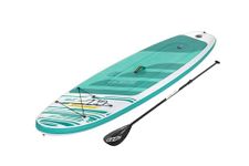 Bestway Hydro-force SUP, HuaKa’i Set Stand Up Paddle Board with Hand Pump and Travel Bag, 10 ft