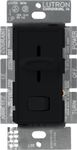 Lutron SELV-300P-BL Skylark 300-watt Single Pole Electronic Low-Voltage Dimmer with On/Off Switch, Black