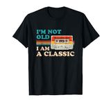 I'm Not Old I'm A Classic 70s Vintage Rock Cassette Graphic T-Shirt