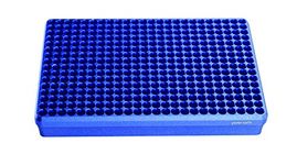 Argos Technologies CB384 Polarsafe Aluminum Cooling Block 384-Well for 384 Well Plates, Blue