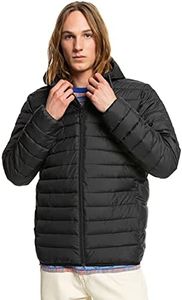 Quiksilver Homme Scaly Hood Coupe vent, Noir, S EU