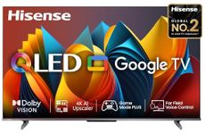 Hisense 108 cm (43 inches) E68N Series 4K Ultra HD Smart Google QLED TV 43E68N (Grey)