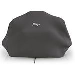 Ninja Woodfire Premium Grill Cover Pro, UV & Water Resistant, Elastic Drawstring for Snug Fit, Lightweight, Year-Round Protection, Black, 279HY901C (Canadian Version)