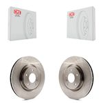 CMX Front Disc Brake Rotors Pair Replacement For Nissan 350Z INFINITI G35 With Brembo Brakes K8-100374