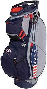 Sun Mountain Mens 2023 C130 14-Way Divided Golf Cart Bag (Patriot) C-130