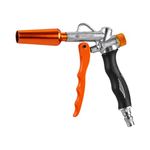 Pumpkin High Volume Air Blow Gun with Powerful Flow Nozzle (2x Flow) | 1/4'' Standard Quick Plug | Air Blow Gun with Adjustable Air Flow | Pneumatic Tool for Air Compressor Accessories | 31449