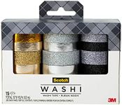 Scotch Washi Tape, Glitter Metallic