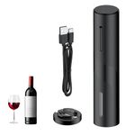 Pawfly Rechargeable Electric Wine Bottle Opener with Foil Cutter, Automatic Wine Opener, USB-C Charging Electric Corkscrew with LED Light, Wine Corkscrew for Home Bar Restaurant Party Wedding