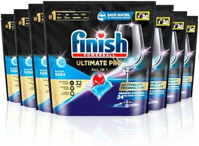 Finish Ultimate Pro Dishwash Tablets, Baking Soda, 32 Tablets