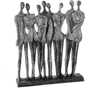 Casablanca Escultura Decorativa – Noche de Chicas – Mejores Amigas – Poli Plata – Certificado de Dicho Colgante H 34 cm