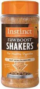 Instinct Raw Boost Shakers Freeze-Dried Powder Dog Food Topper - Gut Health, 5.5 oz. Bottle