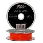 OPST Oval Mono Running Line 40LB, Orange, 50m