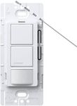 Lutron MS-OPS6-DDV-WH Maestro 6-Amp Single Pole Dual Circuit Occupancy Sensing Switch, White