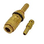 RIVERWELD Argon Quick Connect Fittings Hose Glod Connector for PTA DB SR WP 9 17 18 26 TIG Welding Torch 1set