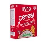 Happa Organic Baby Food Sprouted Ragi, Carrot and Beetroot Cereal | Calcium Booster Bone Strength | Instant Health Food | 100% Organic Khichdi | No Added Salt, Sugar or Milk | No preservatives | 200g