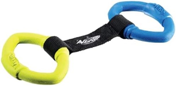 NERF Décoratif Jouet avec Bagues en Caoutchouc pour Chien coloris aléatoire