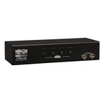 Tripp Lite 4-Port Desktop KVM Switch, USB, VGA HD15 (B006-VU4-R)