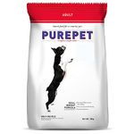 Purepet Adult Dry Dog Food 10kg | Meat & Rice Flavour | Promotes Health & Vitality | Immune Support | Healthy Digestion | Nutrient Rich
