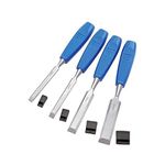 Draper 69619 4-Piece Wood Chisel Set , Blue