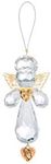 Ganz ACRY-796 Thank You Angel with Charm Hanging Ornament, 4-inch Length, Acrylic