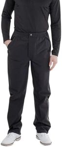 Men’s 100% Waterproof Pants, Golf Rain Pants for Men Black